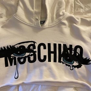 Moschino cropped hoodie